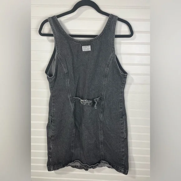 Levi’s Black Jean Dress Large Women’s - Picture 4 of 7